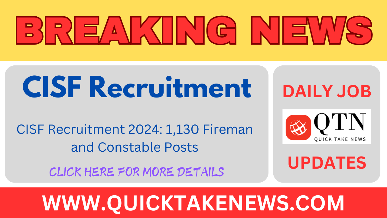 CISF Recruitment